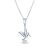 Thumbnail Image 4 of Diamond Accent Hummingbird Necklace Sterling Silver 18"