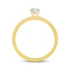 Thumbnail Image 3 of Adore Lab-Grown Diamonds Oval-Cut Solitaire Ring 1/2 ct tw 14K Yellow Gold (F/VS2)