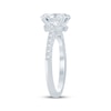 Thumbnail Image 2 of KAY Bow Collection Oval-Cut Lab-Grown Diamond Engagement Ring 2 ct tw 14K White Gold