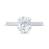 Thumbnail Image 3 of KAY Bow Collection Oval-Cut Lab-Grown Diamond Engagement Ring 2 ct tw 14K White Gold