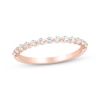 Thumbnail Image 1 of Adore Diamond Anniversary Ring 1/4 ct tw 10K Rose Gold