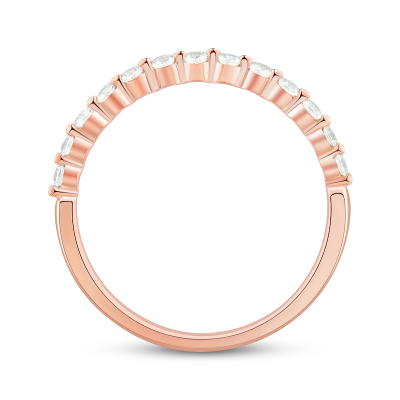 Main Image 2 of Adore Diamond Anniversary Ring 1/4 ct tw 10K Rose Gold