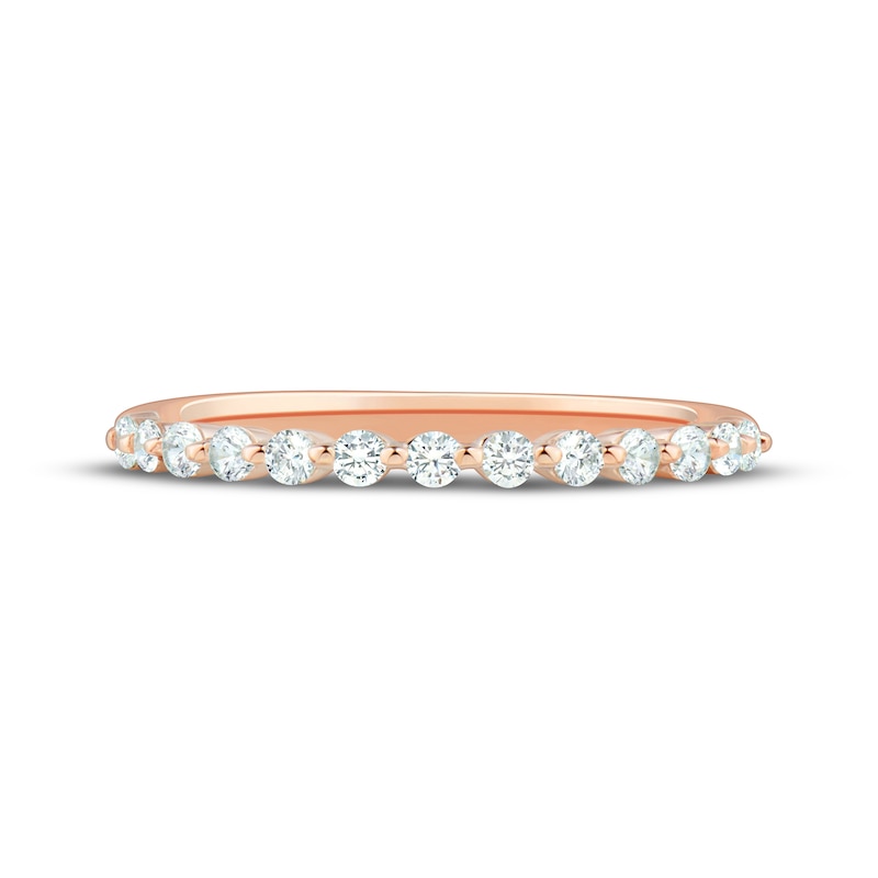 Main Image 3 of Adore Diamond Anniversary Ring 1/4 ct tw 10K Rose Gold