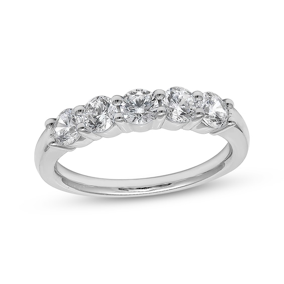Adore Lab-Grown Diamonds Five-Stone Anniversary Ring 1 ct tw 14K White Gold