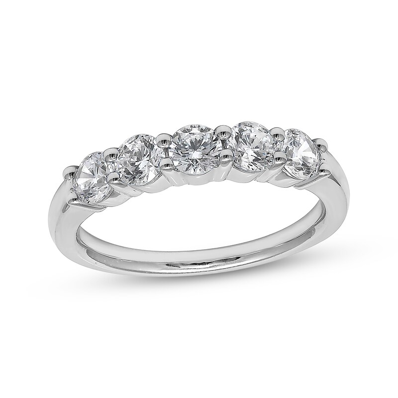 Main Image 1 of Adore Lab-Grown Diamonds Five-Stone Anniversary Ring 1 ct tw 14K White Gold