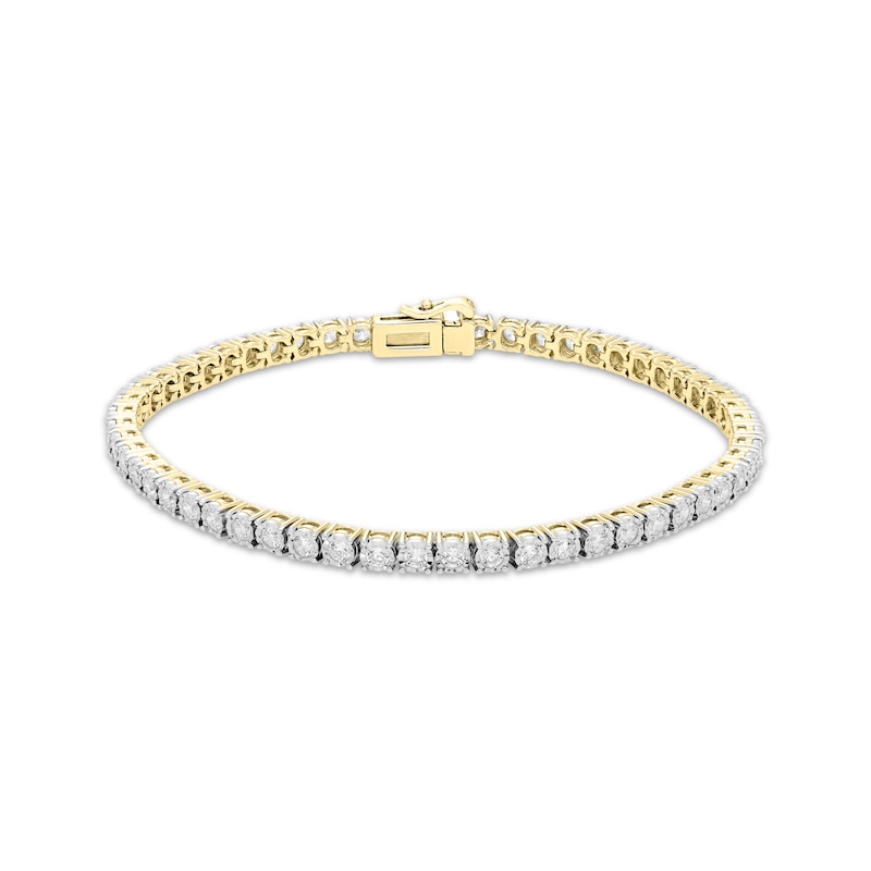 Main Image 1 of Diamond Tennis Bracelet 2 ct tw 10K Yellow Gold 7"