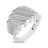 Thumbnail Image 2 of Diamond Milgrain Swirl Fashion Ring 1/4 ct tw Sterling Silver