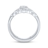 Thumbnail Image 3 of Adore Round-Cut Diamond Vintage-Inspired Bridal Set 3/8 ct tw 14K White Gold