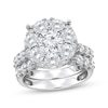 Thumbnail Image 1 of Adore Lab-Grown Diamonds Round-Cut Halo Bridal Set 4 ct tw 10K White Gold