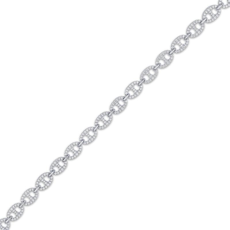 Main Image 2 of Diamond Mariner Chain Bracelet 2 ct tw Sterling Silver 7"