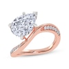 Thumbnail Image 1 of Adore Lab-Grown Diamonds Pear-Shaped Engagement Ring 2-1/8 ct tw 14K Rose Gold