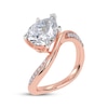 Thumbnail Image 2 of Adore Lab-Grown Diamonds Pear-Shaped Engagement Ring 2-1/8 ct tw 14K Rose Gold