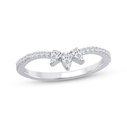 KAY Lab-Grown Diamonds Pear-Shaped Trio Fashion Ring 1/4 ct tw 10K White Gold