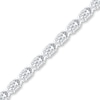 Thumbnail Image 1 of Lab-Created White Sapphire Bracelet Sterling Silver 7.25"