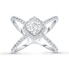 Thumbnail Image 1 of Lab-Created White Sapphire Ring Sterling Silver