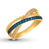 Le Vian Natural Sapphire Ring 1/5 ct tw Diamonds 14K Gold