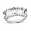 Lab-Created White Sapphire Ring Sterling Silver