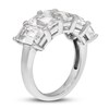 Lab-Created White Sapphire Ring Sterling Silver