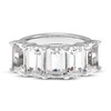 Lab-Created White Sapphire Ring Sterling Silver
