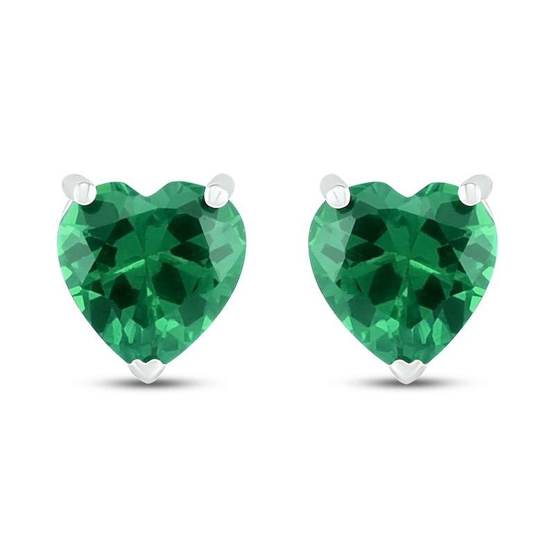 Emerald Heart Earrings Emerald Heart Earrings
