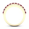 Ruby & Diamond Ring 1/6 ct tw 10K Yellow Gold