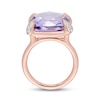 Thumbnail Image 4 of Amethyst & White Sapphire Ring 14K Rose Gold