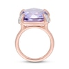 Thumbnail Image 5 of Amethyst & White Sapphire Ring 14K Rose Gold