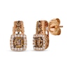 Le Vian Chocolatier Diamond Earrings 5/8 ct tw 14K Strawberry Gold