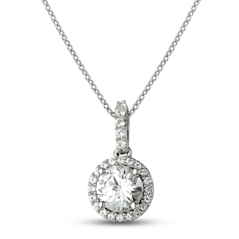 Main Image 3 of White Lab-Created Sapphire Boxed Set Sterling Silver - Size 7