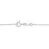 Thumbnail Image 3 of Emerald & Diamond Necklace 1/10 ct tw 10K White Gold 18"