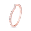 Thumbnail Image 2 of THE LEO First Light Diamond Contoured Wedding Band 1/5 ct tw 14K Rose Gold
