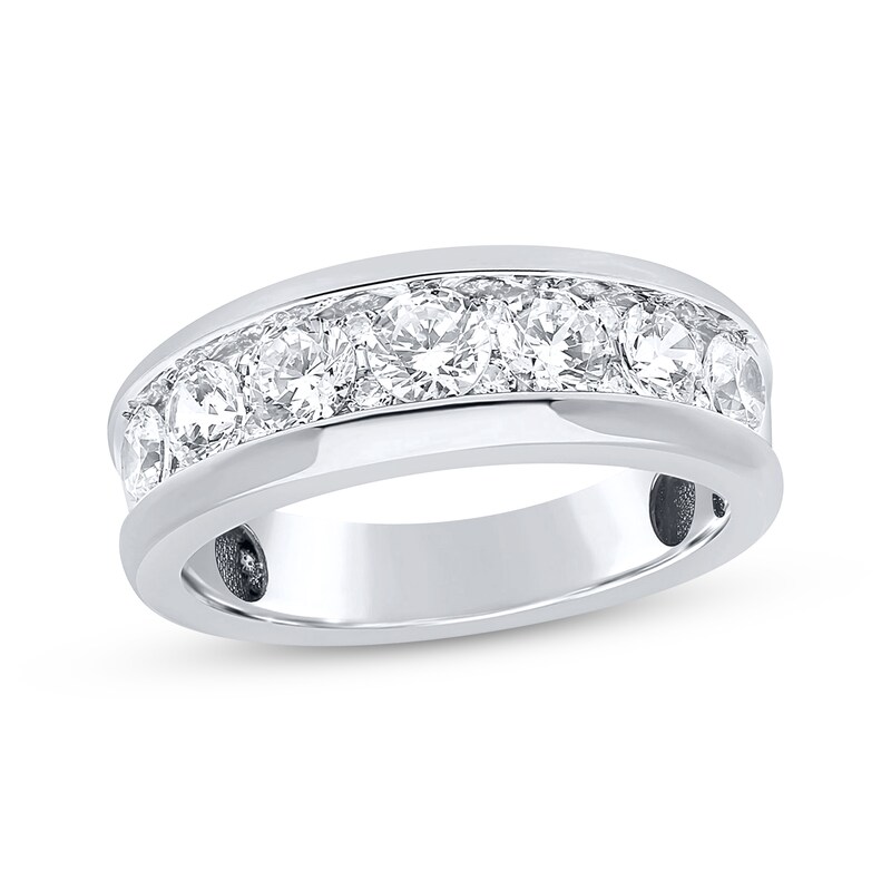Main Image 1 of Diamond Channel-Set Anniversary Band 1-1/2 ct tw 14K White Gold