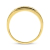 Thumbnail Image 2 of Square-Cut Emerald Ring 10K Yellow Gold