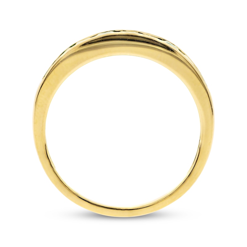 Main Image 2 of Square-Cut Emerald Ring 10K Yellow Gold