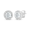 Thumbnail Image 4 of Round-Cut White Lab-Created Sapphire Gift Set Sterling Silver - Size 7