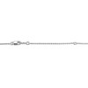 Thumbnail Image 4 of Oval-Cut Garnet Cross Necklace Sterling Silver 18”