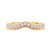 Thumbnail Image 3 of Diamond Chevron Anniversary Band 3/8 ct tw 14K Yellow Gold