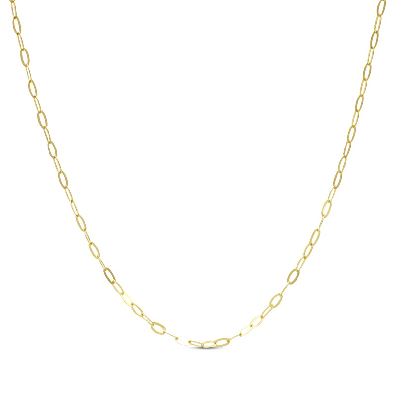 Main Image 1 of Rolo Chain Necklace 1.67mm Solid 14K Yellow Gold 18"