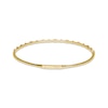 Thumbnail Image 3 of Baguette & Round-Cut Diamond Flex Bangle Bracelet 1/2 ct tw 10K Yellow Gold