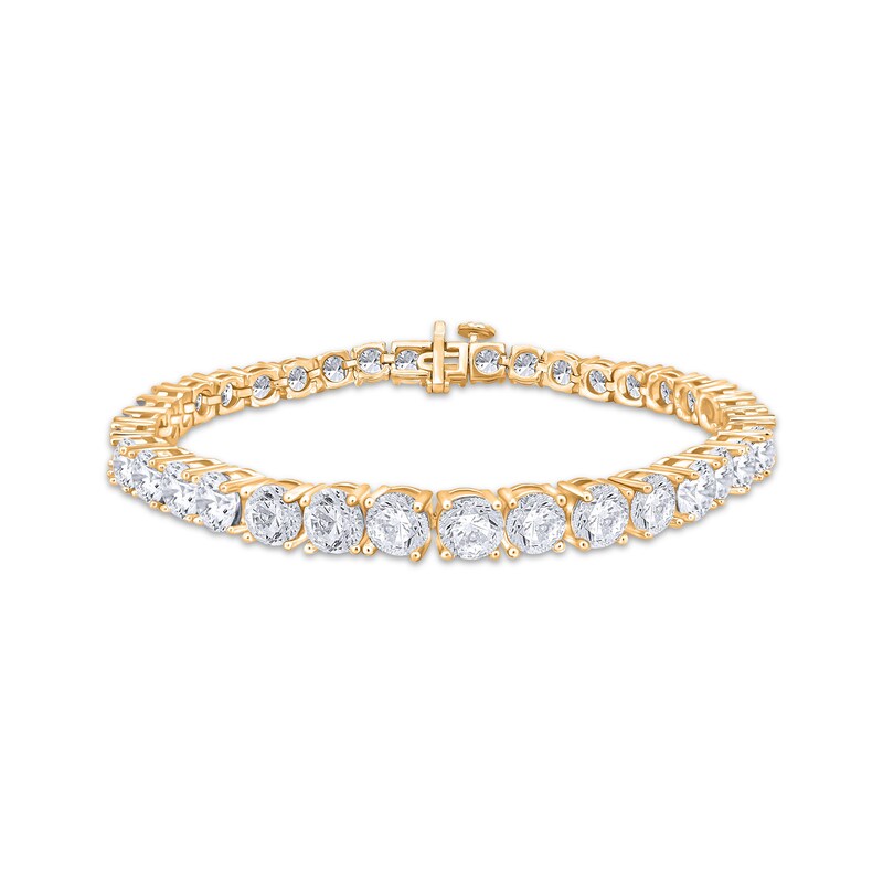 Diamond Tennis Bracelet 8 ct tw 14K Yellow Gold 7"