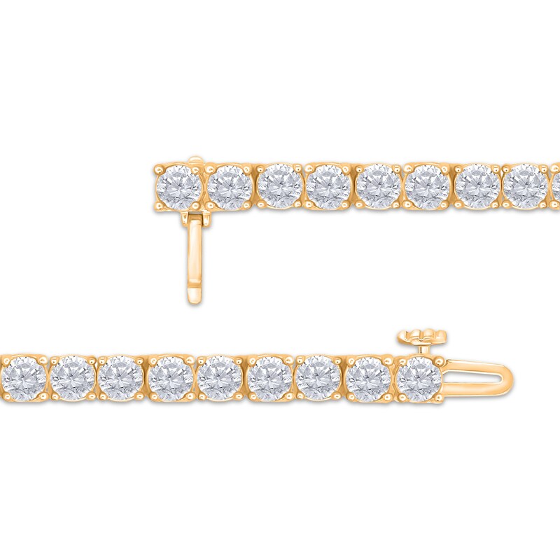 Diamond Tennis Bracelet 8 ct tw 14K Yellow Gold 7"