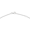 Thumbnail Image 2 of Pear-Shaped Lab-Created Ruby & White Lab-Created Sapphire Dangles Necklace Sterling Silver 18"