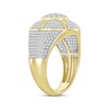 Thumbnail Image 2 of Adore Men's Multi-Diamond Center Star Ring 1 ct tw 10K Yellow Gold