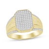 Thumbnail Image 1 of Adore Men's Diamond Octagon Ring 1/4 ct tw 10K Yellow Gold