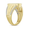 Thumbnail Image 2 of Adore Men's Diamond Octagon Ring 1/4 ct tw 10K Yellow Gold