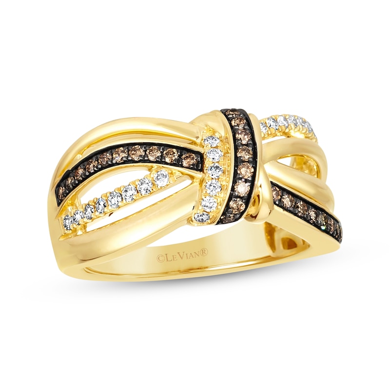 Le Vian Diamond Knot Ring 3/8 ct tw 14K Honey Gold