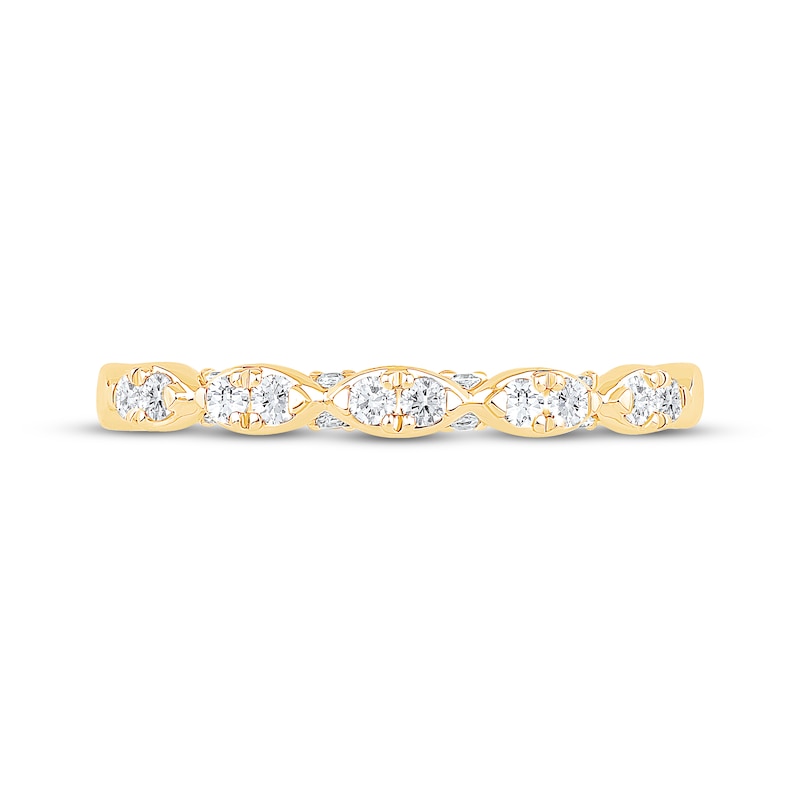 Main Image 3 of Diamond Stackable Anniversary Ring 1/4 ct tw 10K Yellow Gold