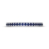 Thumbnail Image 3 of Neil Lane Natural Blue Sapphire Anniversary Ring 14K White Gold