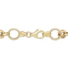 Thumbnail Image 3 of Byzantine Chain Link Bracelet Solid 10K Yellow Gold 7.5"