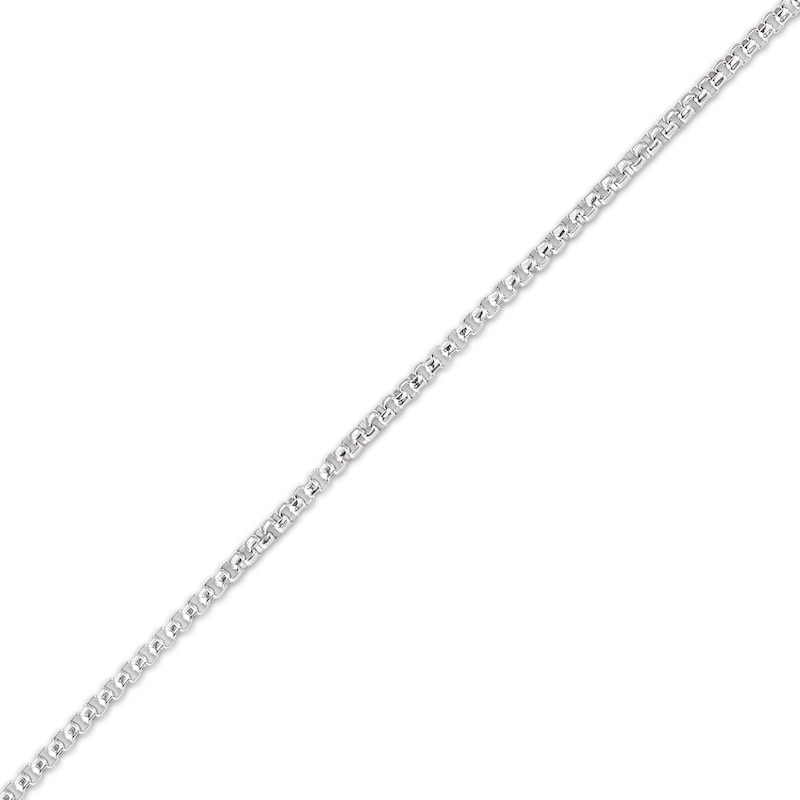 Main Image 4 of White Lab-Created Sapphire Bumble Bee Lariat Bolo Necklace 28"